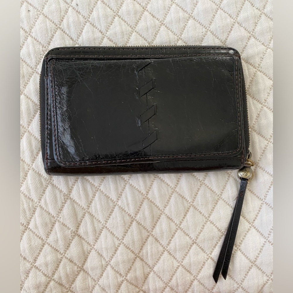 Hobo Black Leather Wallet